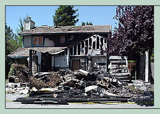 Before Photo - Fire Damage